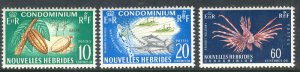 New Hebrides (Fr) 1968 New Values RF MUH Lot10491
