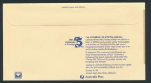 Australia PrePaid Envelope 1982 75th Anniversary of Scouting