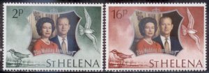 St Helena 1972 SC# 271-2 MNH-OG E170