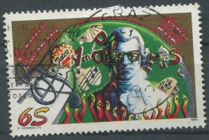 Austria Sc#1639 Used, 6s multi, Austrian Popular Music (1994)
