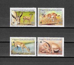 LIBYA 1987 WWF SG 1920/3 MNH