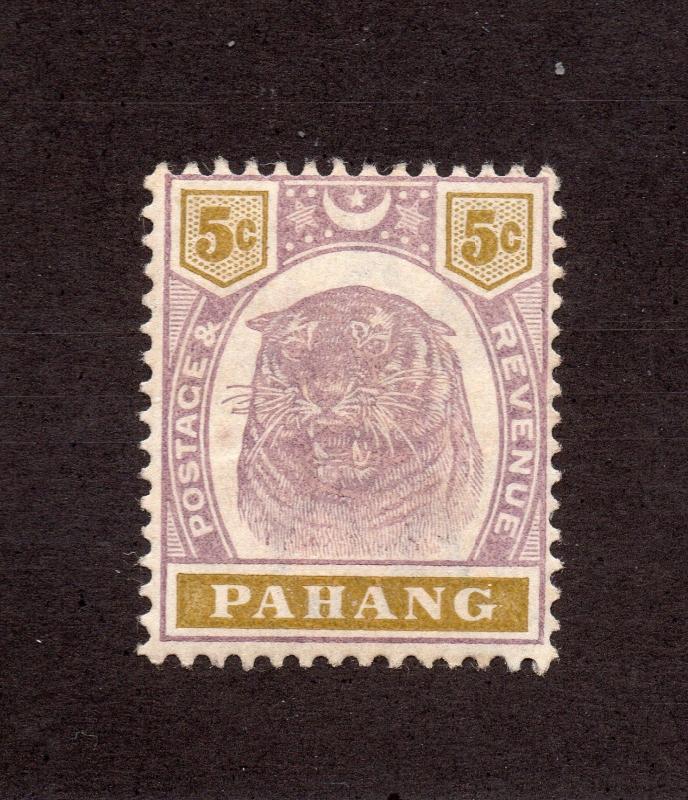 Pahang - SG# 16 MH/ wmk crown CA/  Lot 0517097