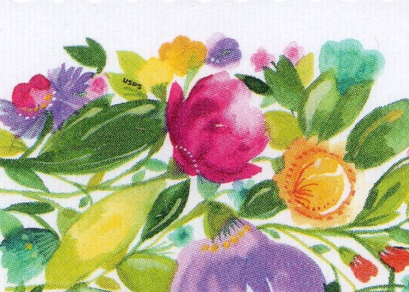 Scott #5850 Wedding Celebration Blooms (5) Sheet of 20 2 oz Forever Stamps - MNH