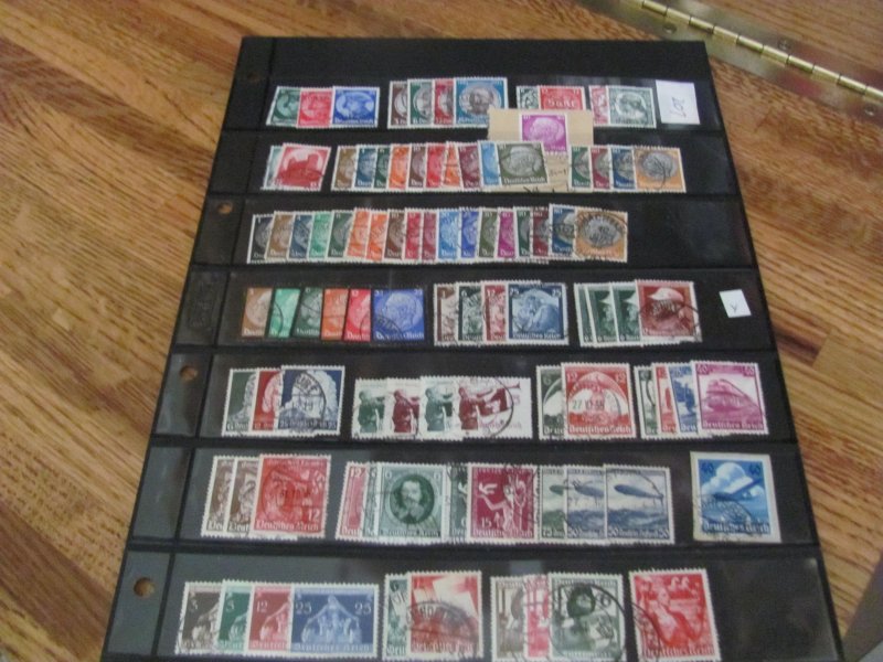 Germany  1933-1945 USED MOSTLY SETS VF/XF  (207)