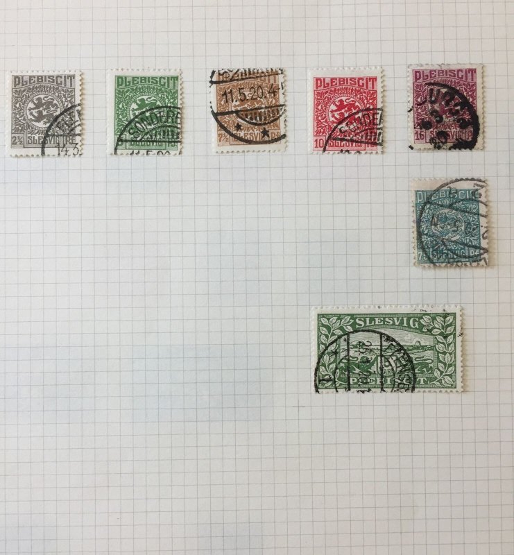 Saar Bavaria Slesvig Danzig Early/Mid MH Used on Pages (Apx 120+)SK577 