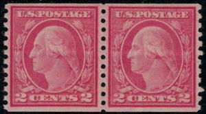 455 VF+ OG NH, Pair, Very Fresh! gg0720