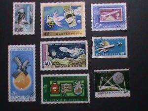 ​HUNGARY-MANY AIR & SPACE PICTORIAL  LARGE USE STAMPS VF WE SHIP TO WORLD WIDE