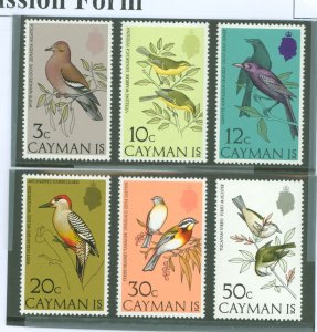 Cayman Islands #322-327 Mint (NH)