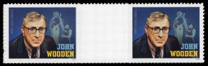 USA 5833 Mint (NH) John Wooden Gutter Pair Forever Stamps