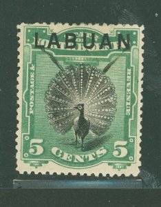 Labuan #52v Unused Single