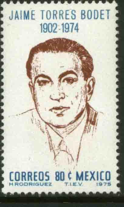 MEXICO 1141 In Memoriam Jaime Torres Bodet Director of UNESCO MNH