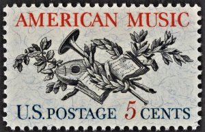 US 1252 MNH VF 5 Cent American Music