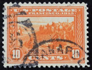 U.S. Used Stamp Scott #400a 10c Pan-Pacific Superb Indianapolis CDS Cancel. Gem!