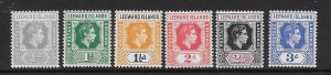 Leeward Island 120-35  1949  set  unused  VF