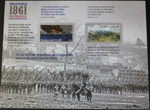 US #4522-23 Mint Sheet Civil War Sesquicentennial 