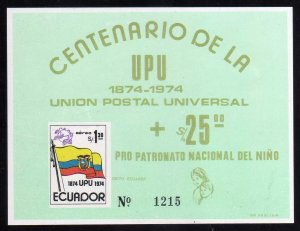 1974 - Ecuador - Michel n B 66 - MNH - EC- 10