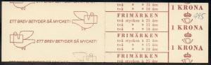 Sweden  Scott  580a  MNH  Booklet Facit: HA14.A1.O