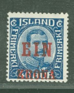 Iceland #150 Unused Single