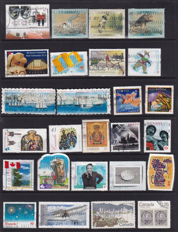 Canada 78 Used Stamps