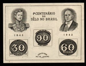 Brazil 612 Mint Never Hinged Souvenir Sheet