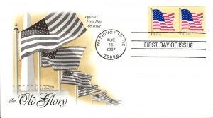#4187 US Flag Artcraft FDC