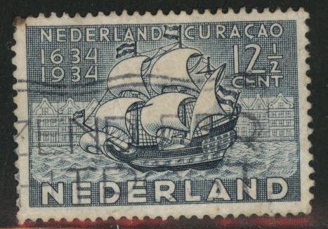 Netherlands Scott 203 Used 12.5c stamp