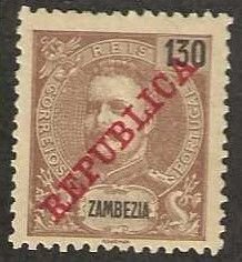 Zambezia 64,  mint, hinged.  small paper adhesion. 1911.  (t17)