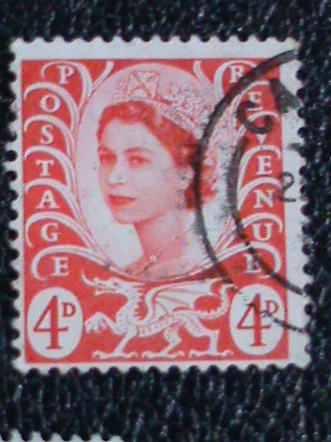 ​Wales & Monmouth Stamp:1958-69- SC#7-11 very old used Stamps