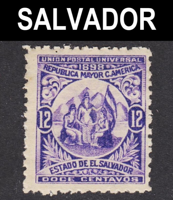 El Salvador Scott 182 wtmk 117 F+ mint OG H 1st issue.