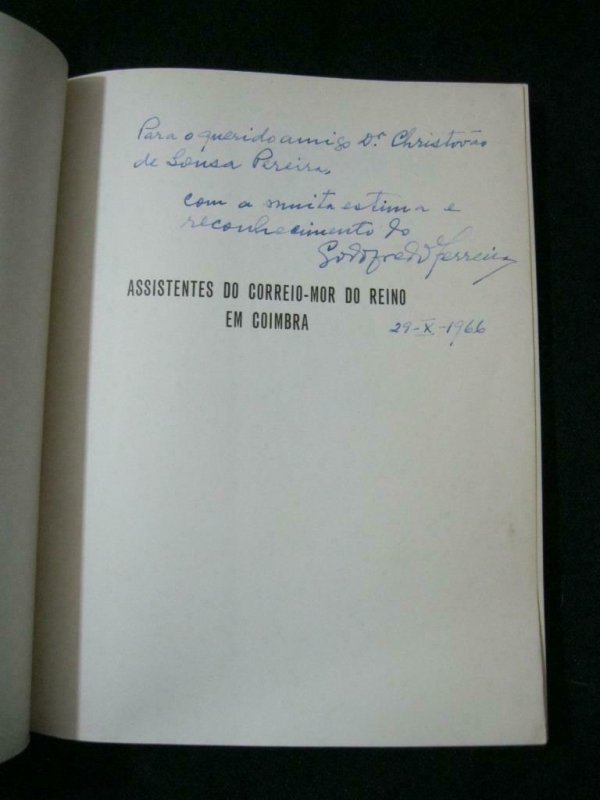 ASSISTENTES DO CORREIO-MORE DO REINO EM COIMBRA by GODOFREDO FERREIRA - SIGNED