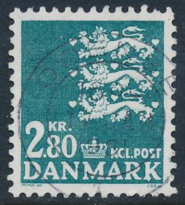 Denmark Scott 643 (AFA 680), 2.80kr State Seal, F-VF used