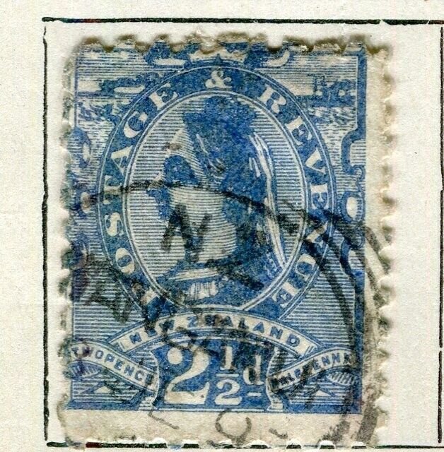 NEW ZEALAND; 1882 early classic QV Side Facer issue used 2.5d. value