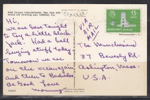 Netherland Antilles - Dec 1969 Post Card to States