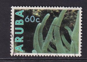 Aruba #56  used 1990  marine life 60c  anemone