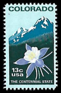 PCBstamps   US #1711 13c Colorado Statehood, MNH, (23)