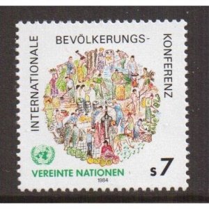 United Nations Vienna  #39  MNH 1984  population conference