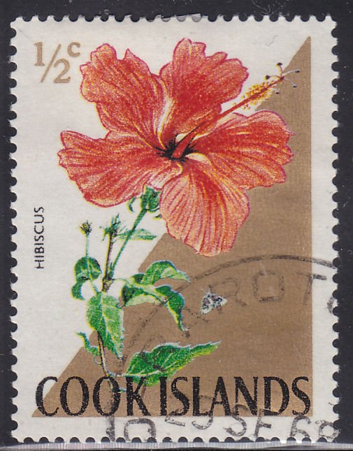 Cook Islands 199 Hibiscus 1967