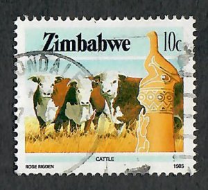 Zimbabwe #497 used single