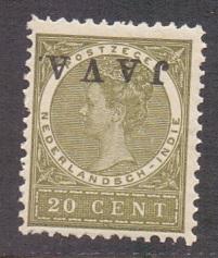 Netherlands Indies 1908  MNH 92a JAVA inverted overprint 20 ct   #