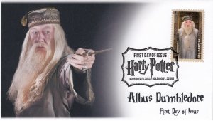 AO-4833-2, 2013, Harry Potter, FDC, Add-on Cachet, Pictorial Postmark, Albus Dum