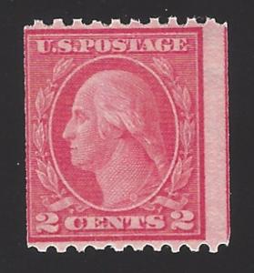 US #450 1915 Carmine Type III Wmk 190 Perf 10 Horz MNH Fine SCV $27.50