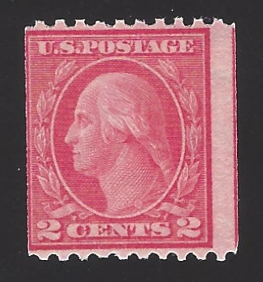 US #450 1915 Carmine Type III Wmk 190 Perf 10 Horz MNH Fine SCV $27.50