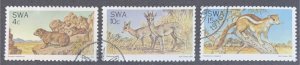 SOUTH WEST AFRICA 1976 ANIMAL CONSERVATION SET SG290/292 FINE USED