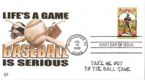 #4341 Take Me Out to the Ballgame QCR FDC