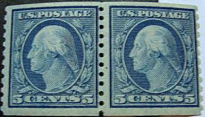 U.S. 496 FVF MNH PAIR SCV$17.50 Low Start