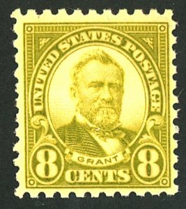 U.S. #589 MINT OG LH