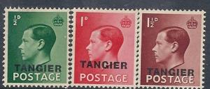 Tangier #518-520 (M)  CV $3.10