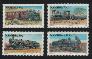 Namibia Steam Locomotives 4v SG#653-656 MI#780-783