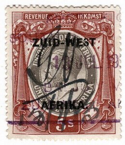 (I.B) South-West Africa Revenue : Duty Stamp 5/-