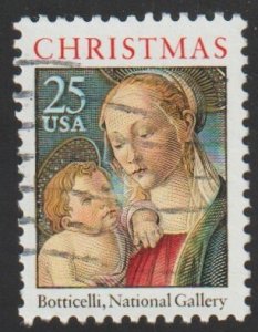 SC# 2399 - (25c) - Madonna & Child, used single